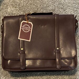 Brown Leather Messenger Bag